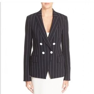 Veronica Beard Daytona Blazer Pinstripe Double Breasted blazer Size 2